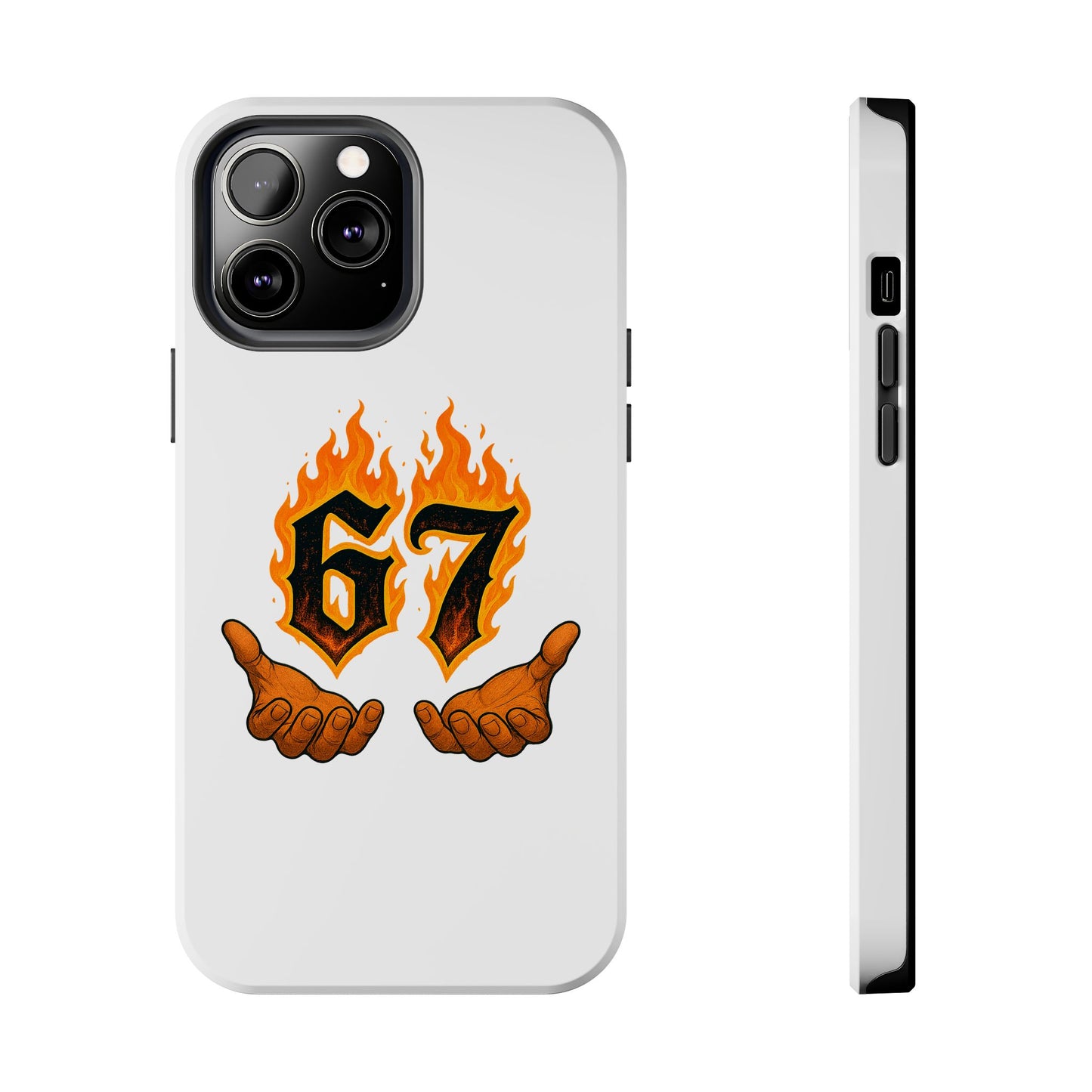 Tough Phone Case — Flaming '67' Graphic