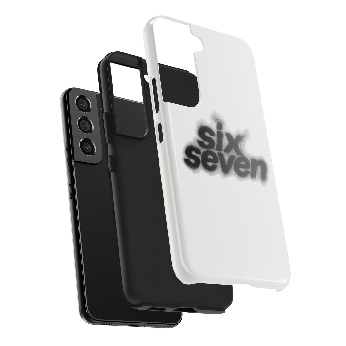 Tough Phone Case — 'six seven' Smoke Logo Protective Cover