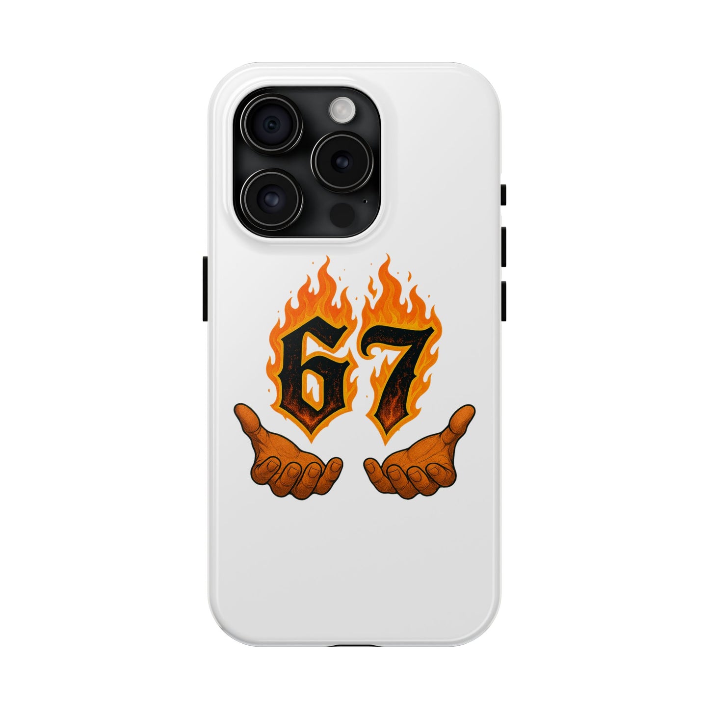 Tough Phone Case — Flaming '67' Graphic