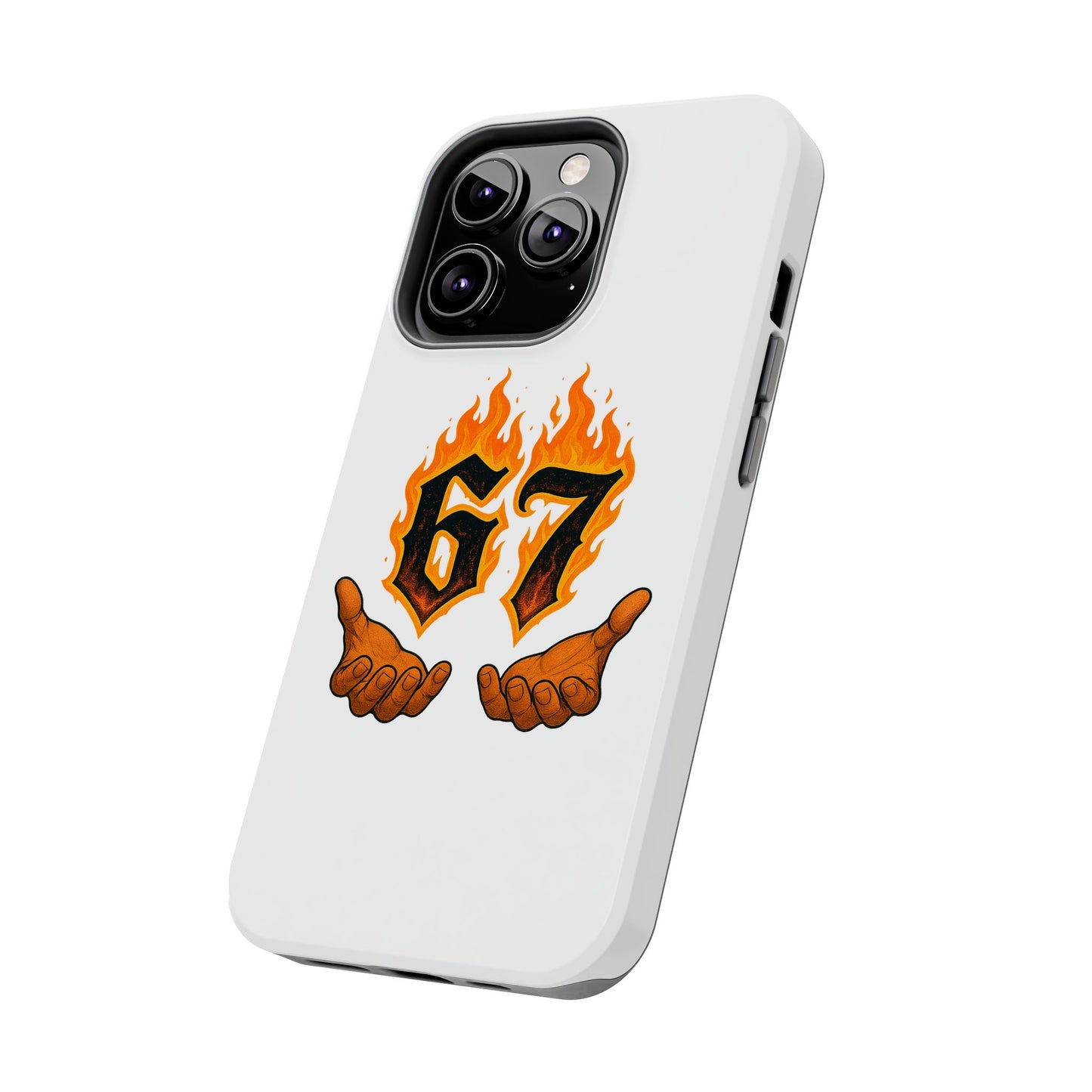 Tough Phone Case — Flaming '67' Graphic