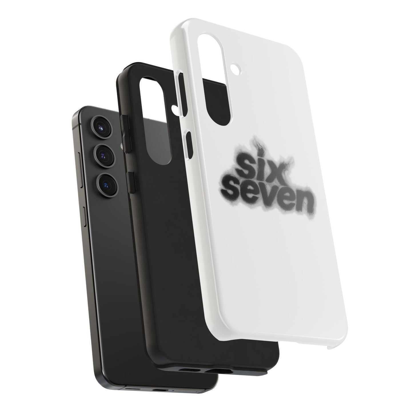 Tough Phone Case — 'six seven' Smoke Logo Protective Cover