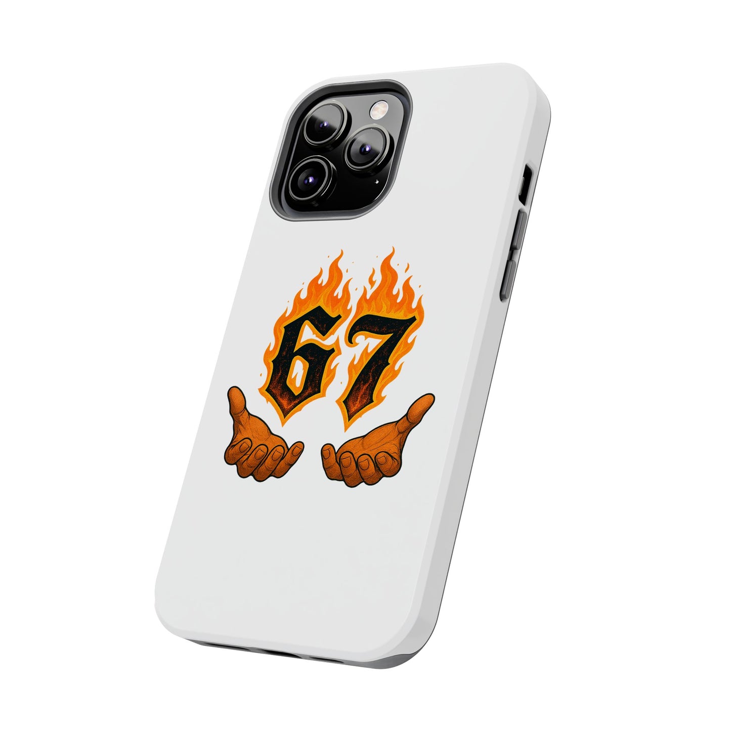 Tough Phone Case — Flaming '67' Graphic