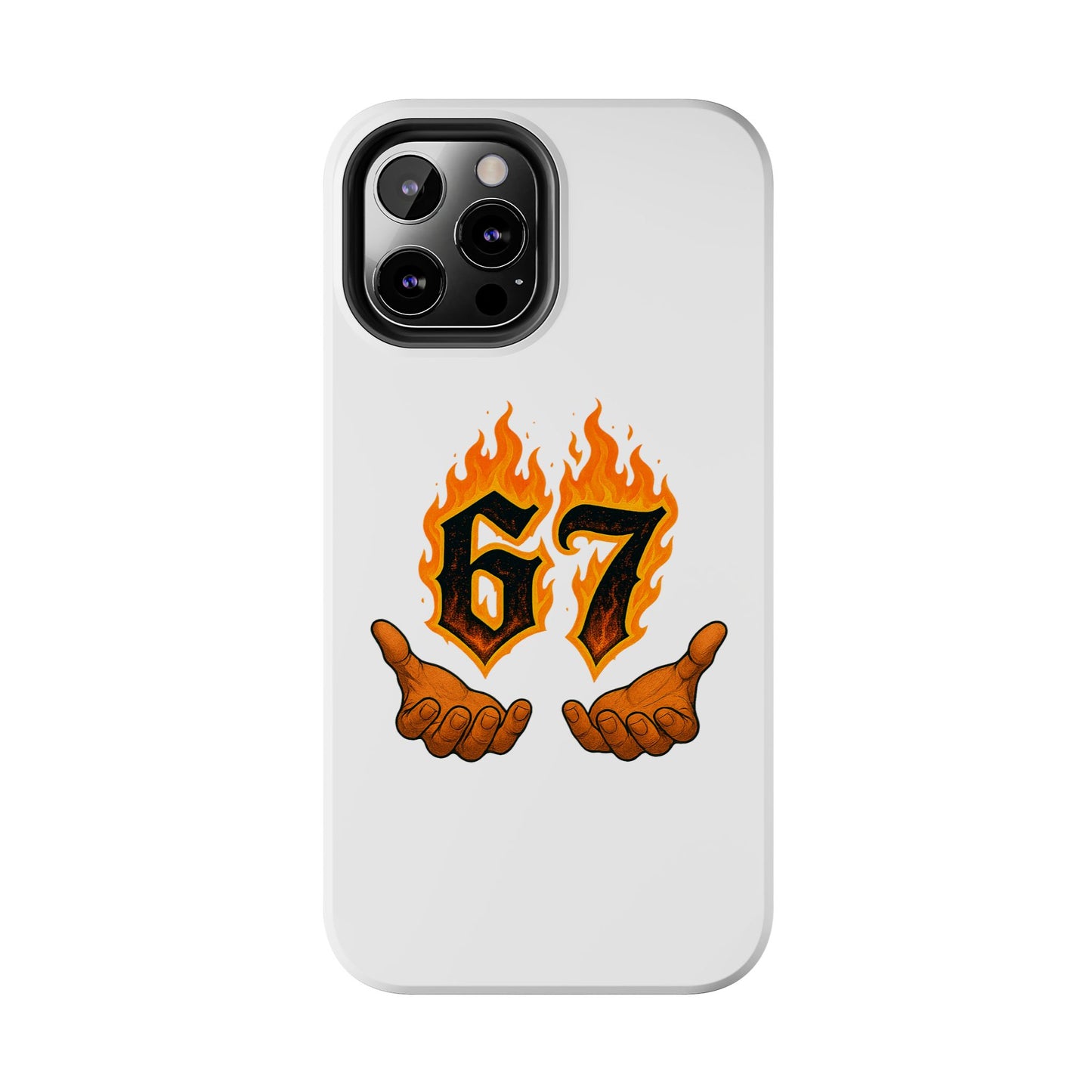 Tough Phone Case — Flaming '67' Graphic