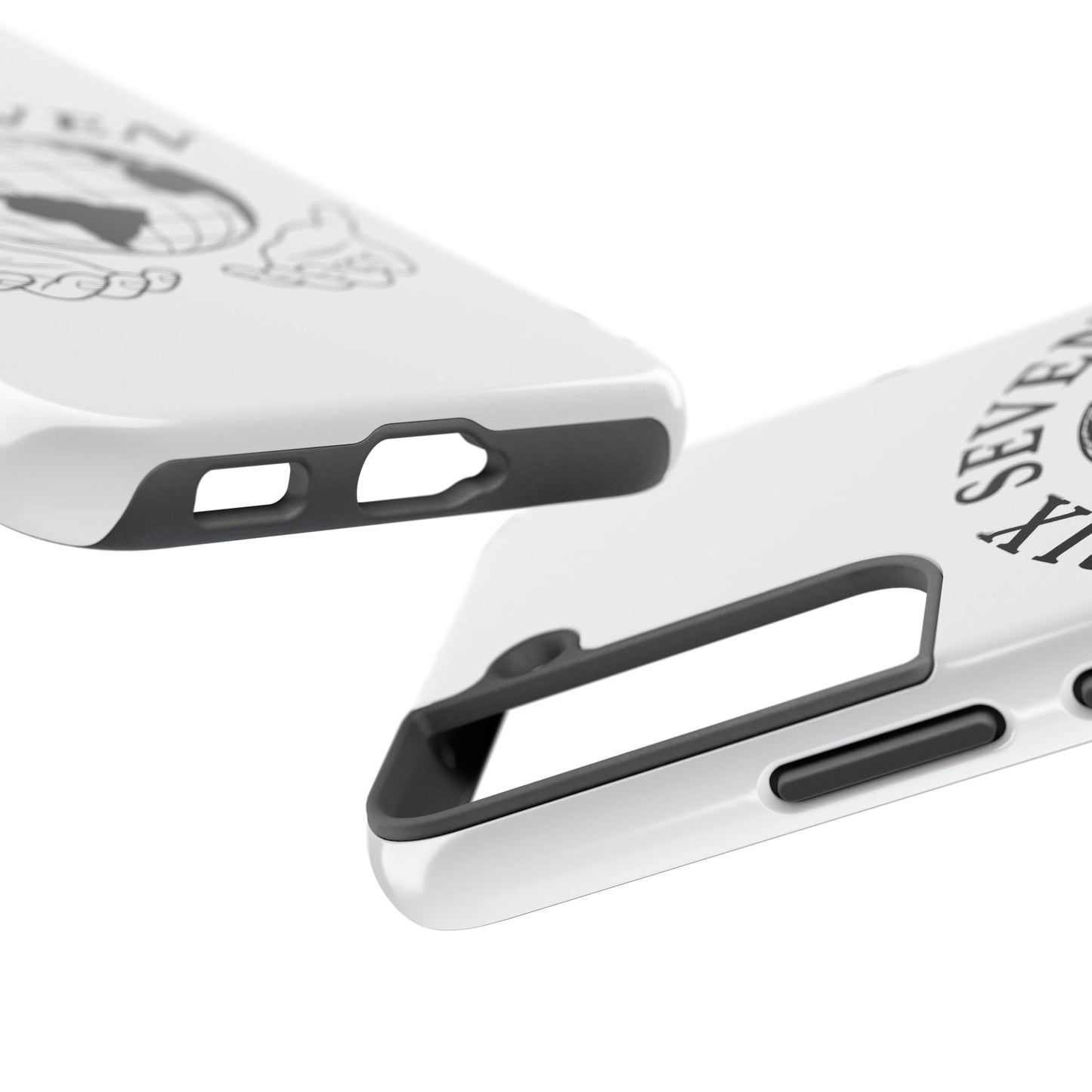 Globe Emblem Tough Phone Case — "Six Seven" Protective Phone Cover