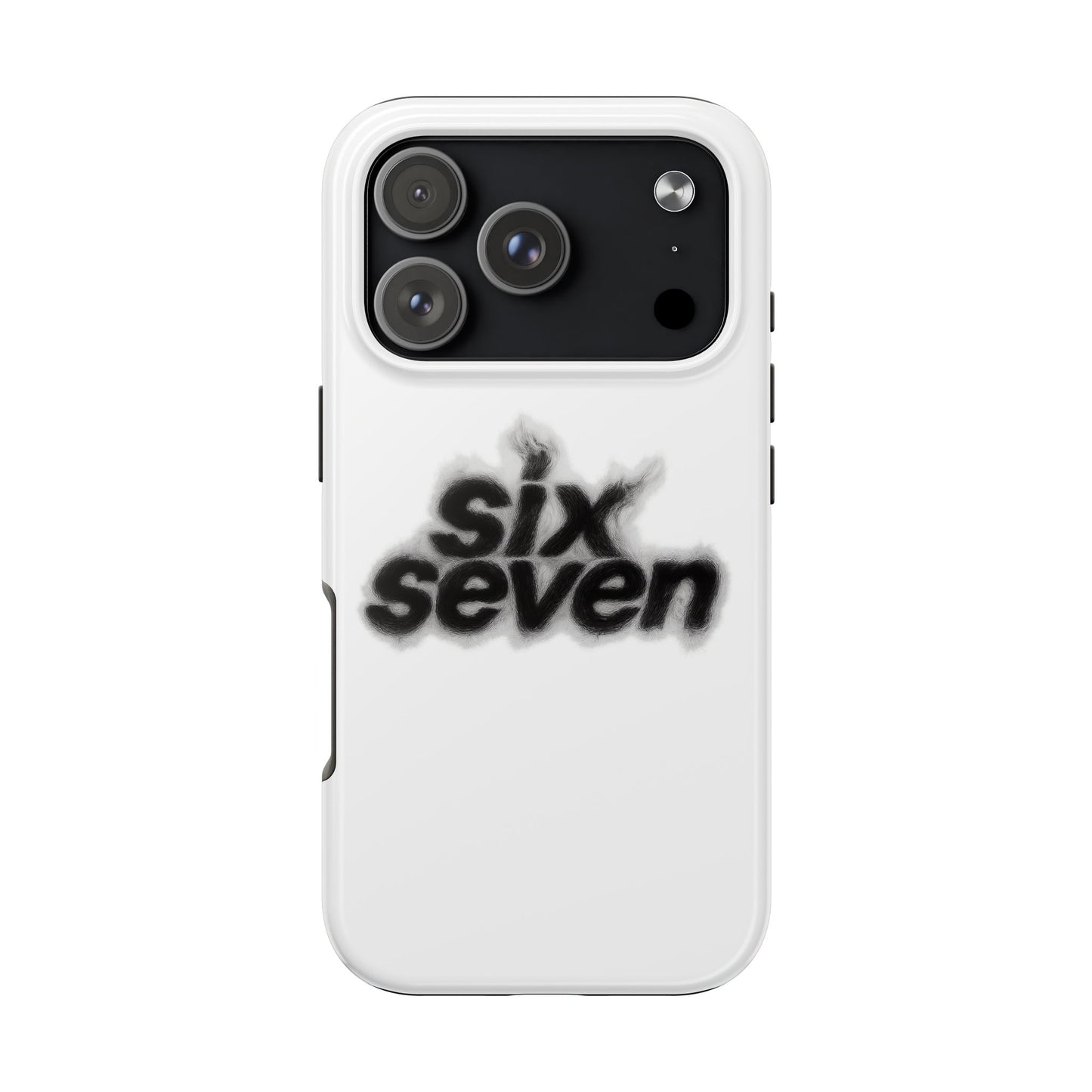 Tough Phone Case — 'six seven' Smoke Logo Protective Cover
