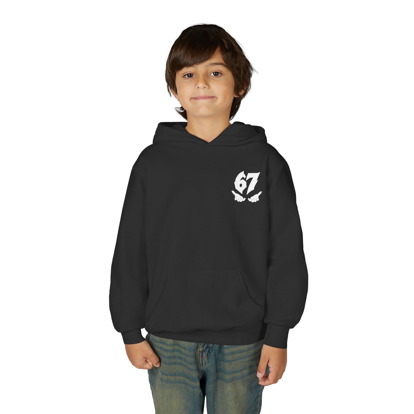 Youth Hoodie — 'Six Seven' 67 Logo Pullover