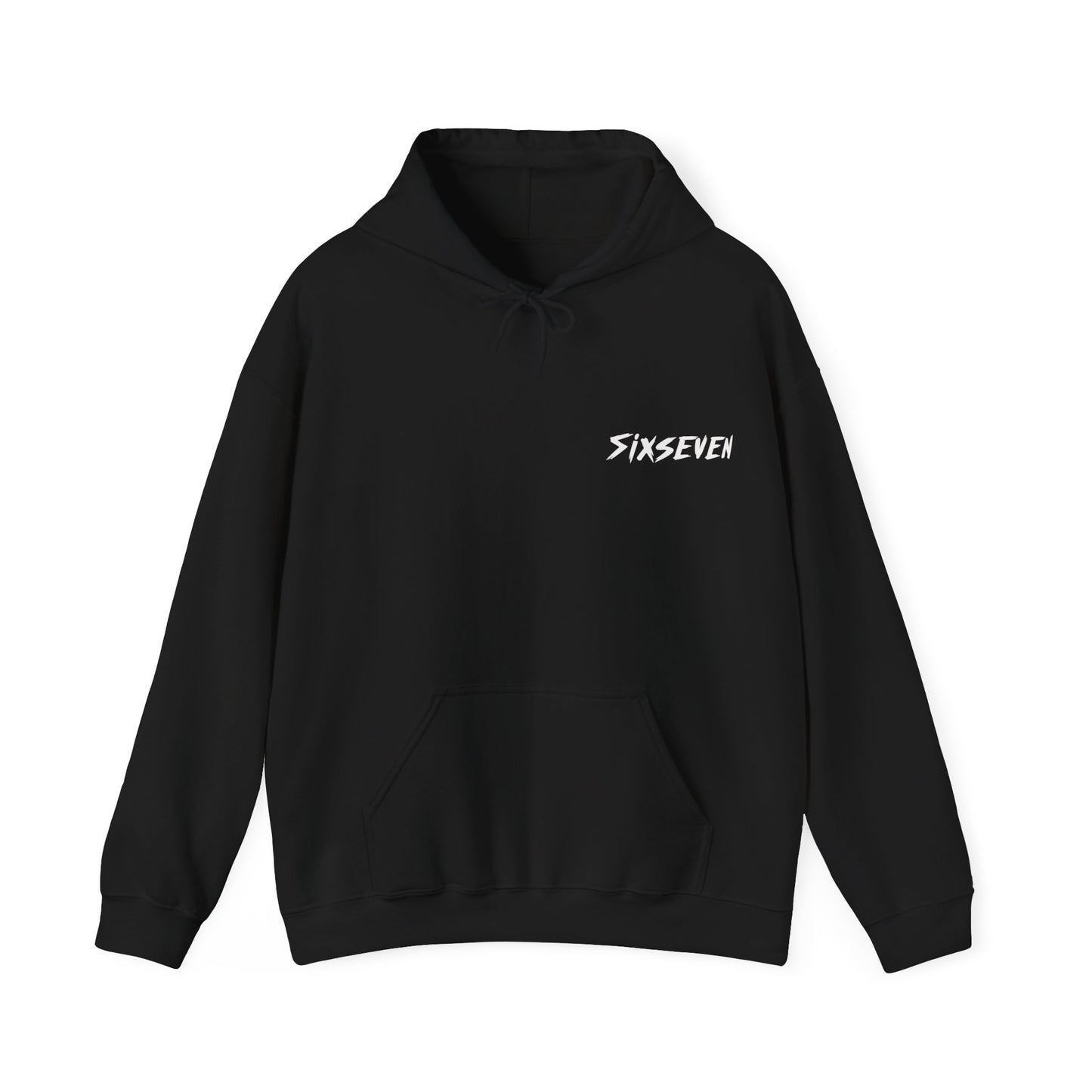 67 Flames Hoodie — 'SiXSEVEN' Graphic Hooded Sweatshirt