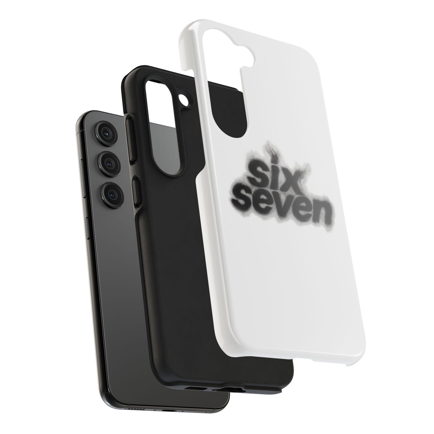 Tough Phone Case — 'six seven' Smoke Logo Protective Cover