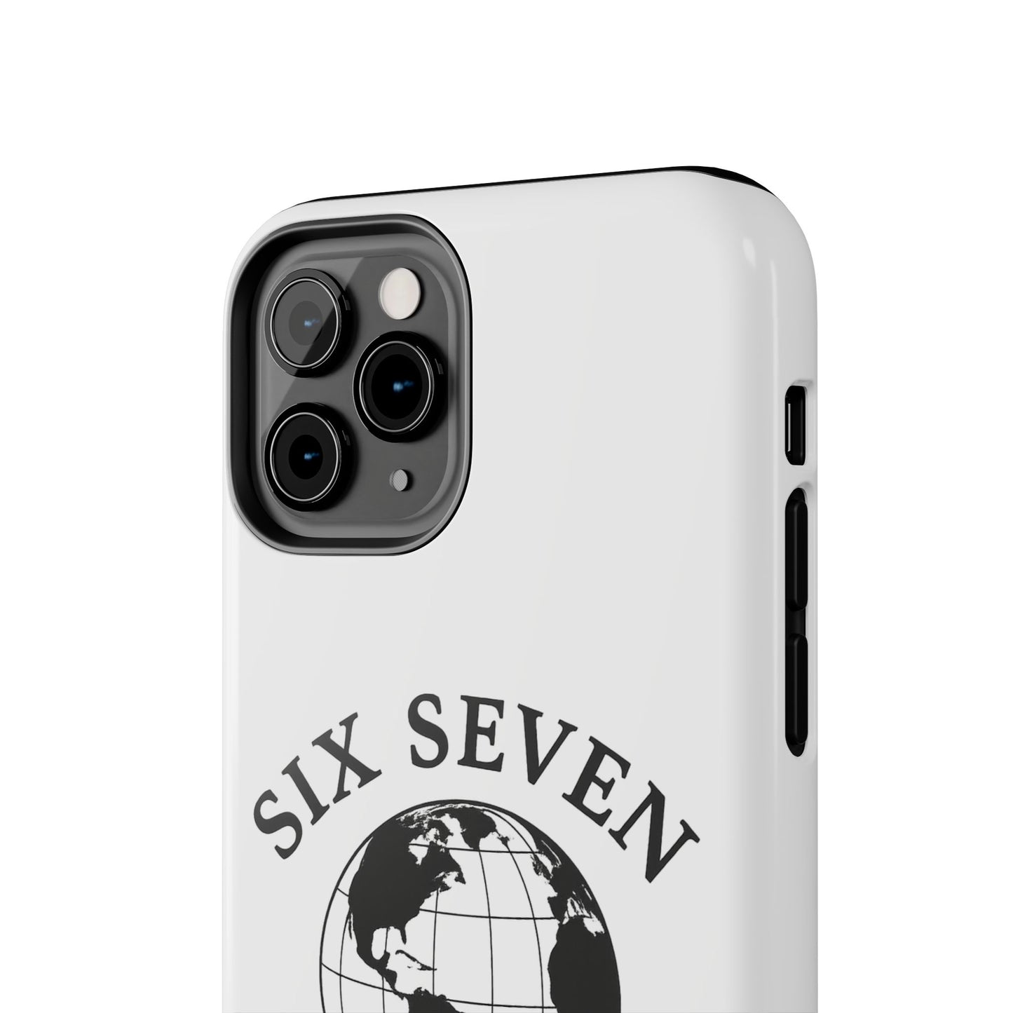 Globe Emblem Tough Phone Case — "Six Seven" Protective Phone Cover