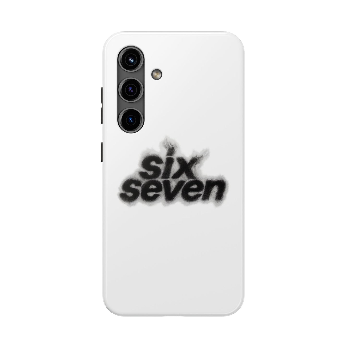 Tough Phone Case — 'six seven' Smoke Logo Protective Cover