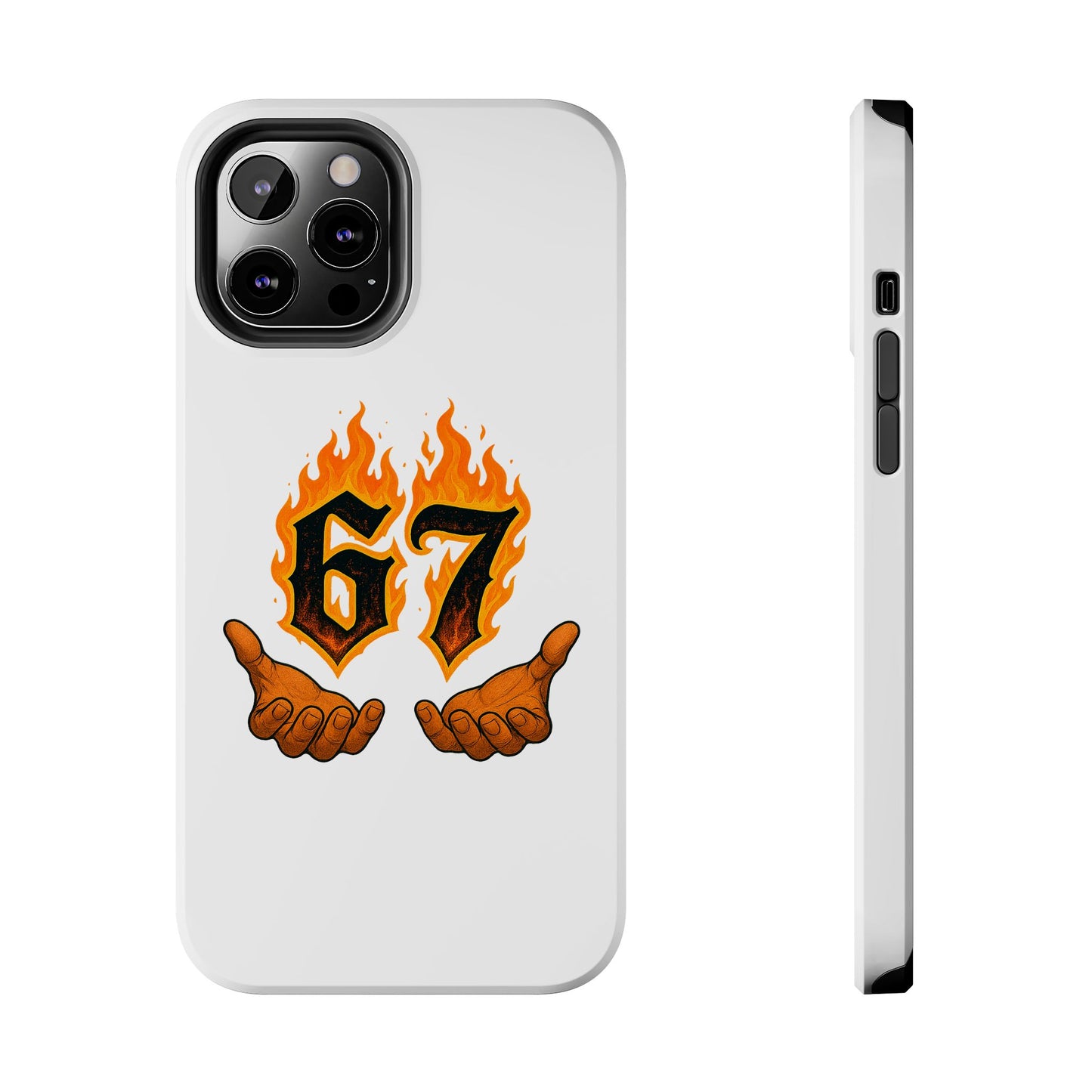 Tough Phone Case — Flaming '67' Graphic