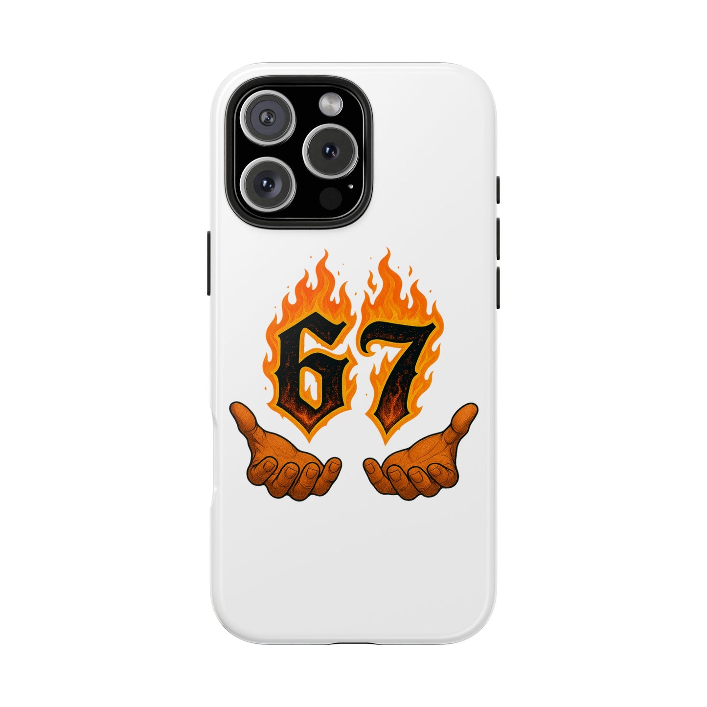 Tough Phone Case — Flaming '67' Graphic