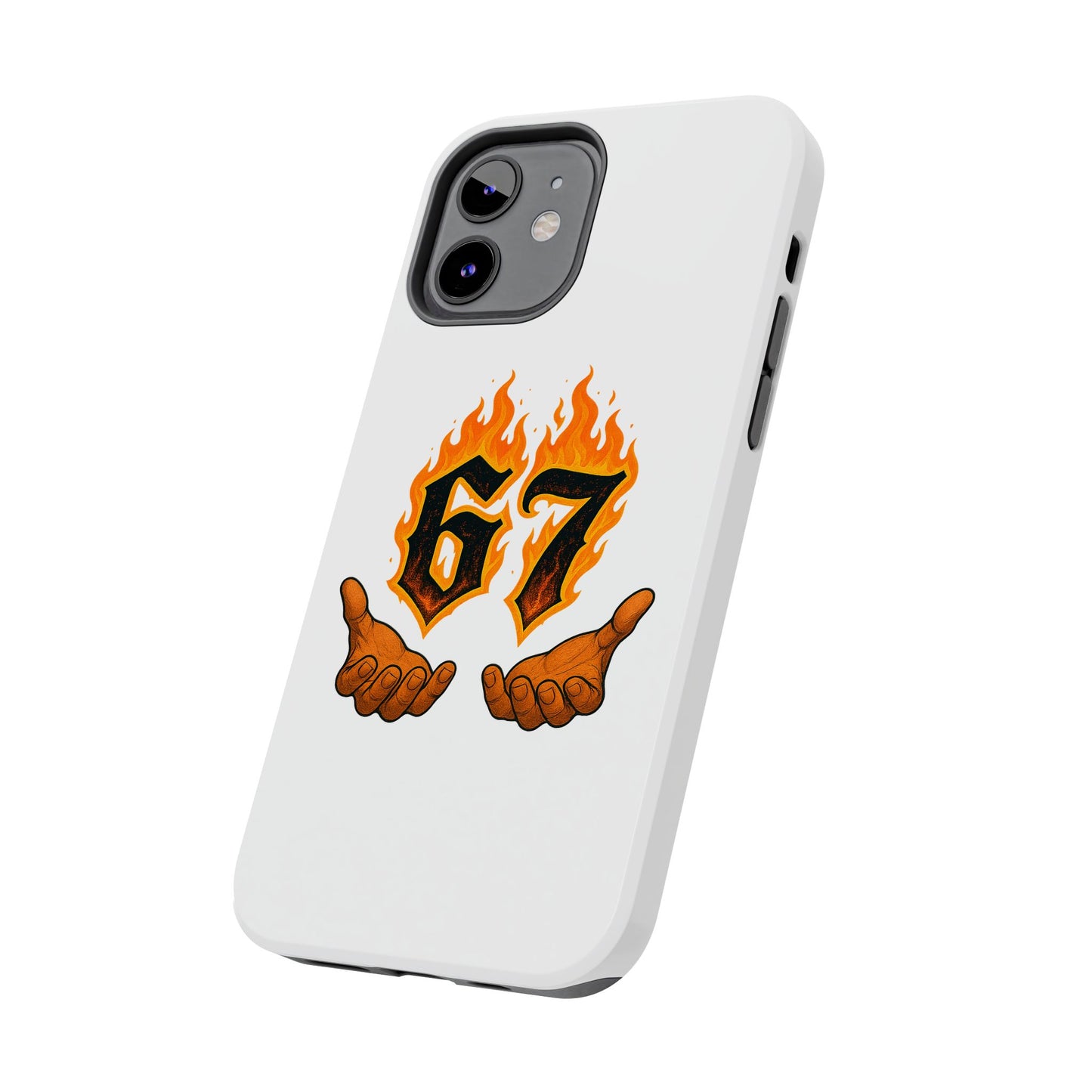 Tough Phone Case — Flaming '67' Graphic
