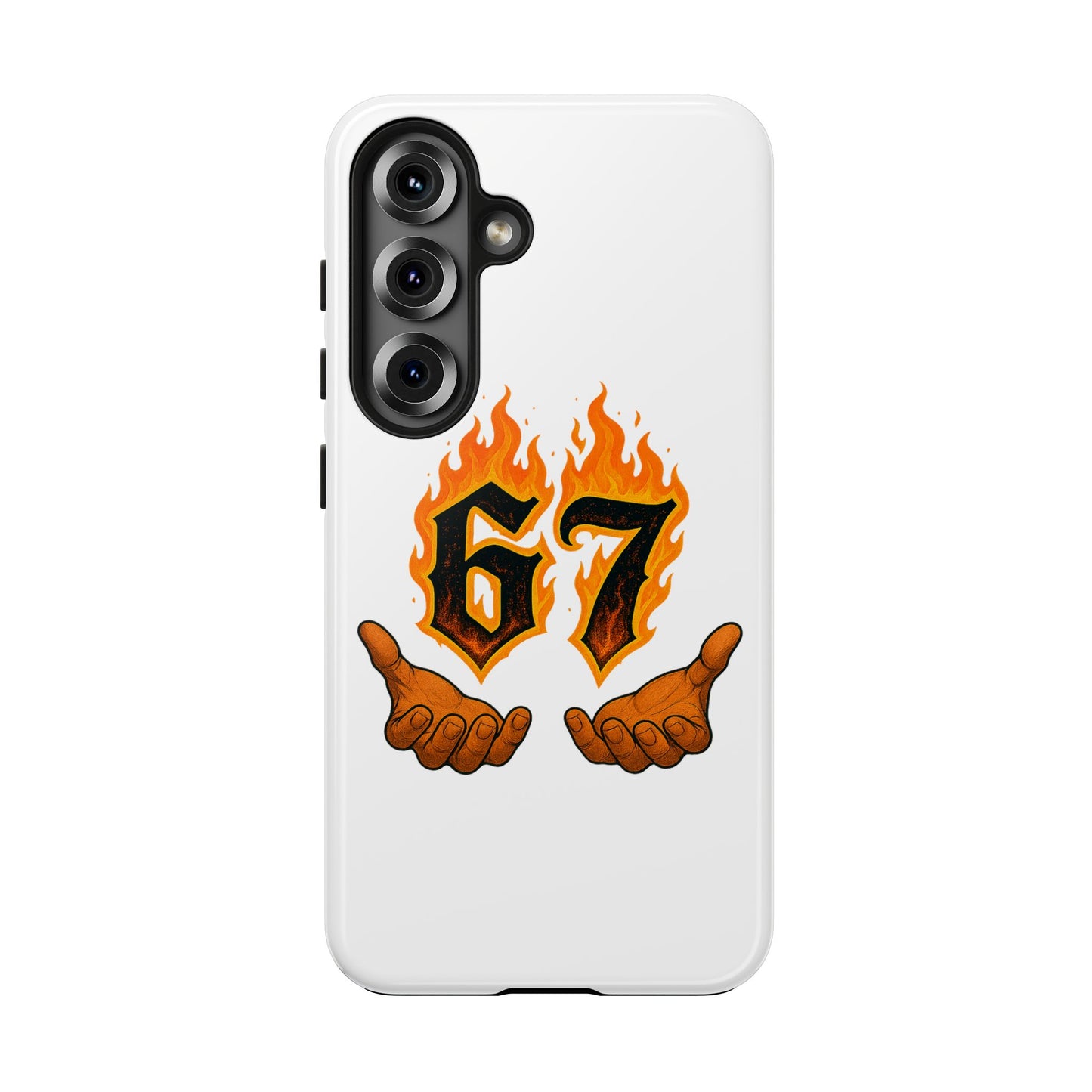 Tough Phone Case — Flaming '67' Graphic