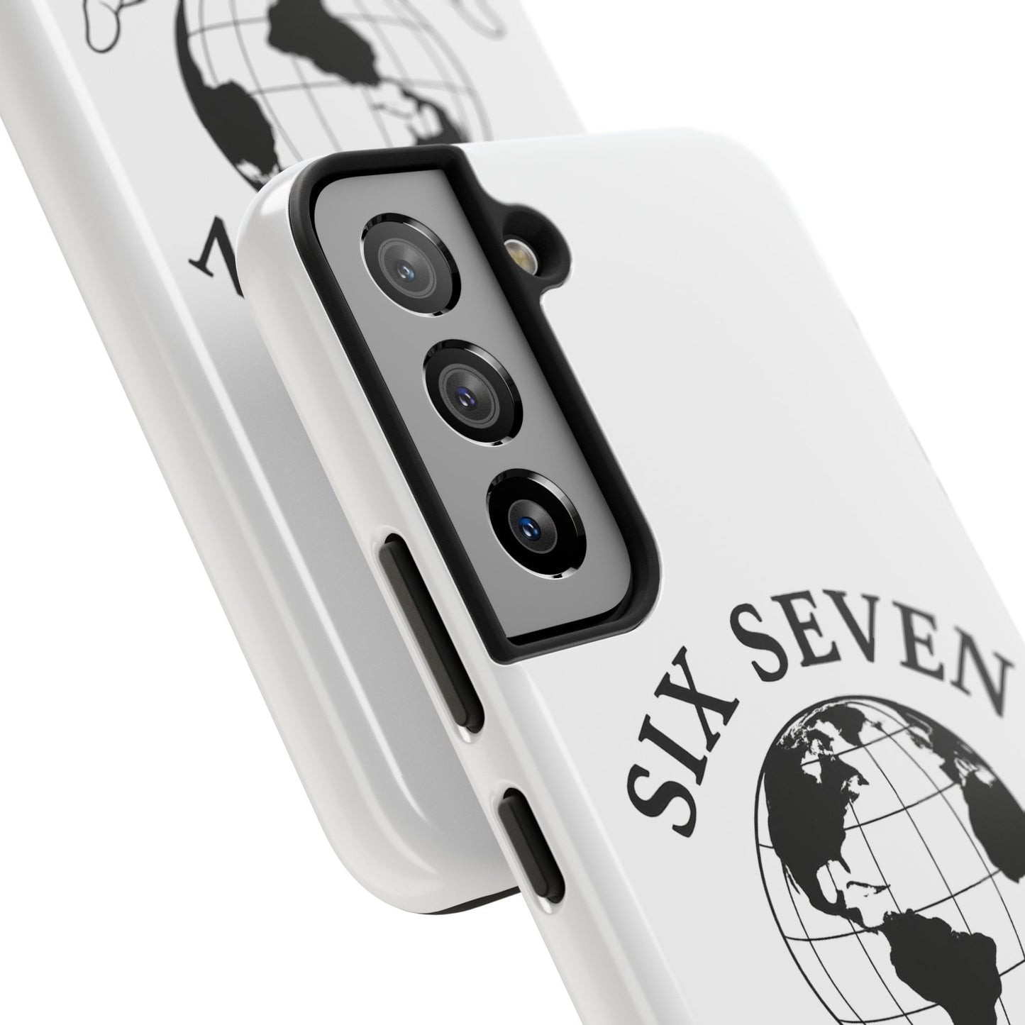 Globe Emblem Tough Phone Case — "Six Seven" Protective Phone Cover
