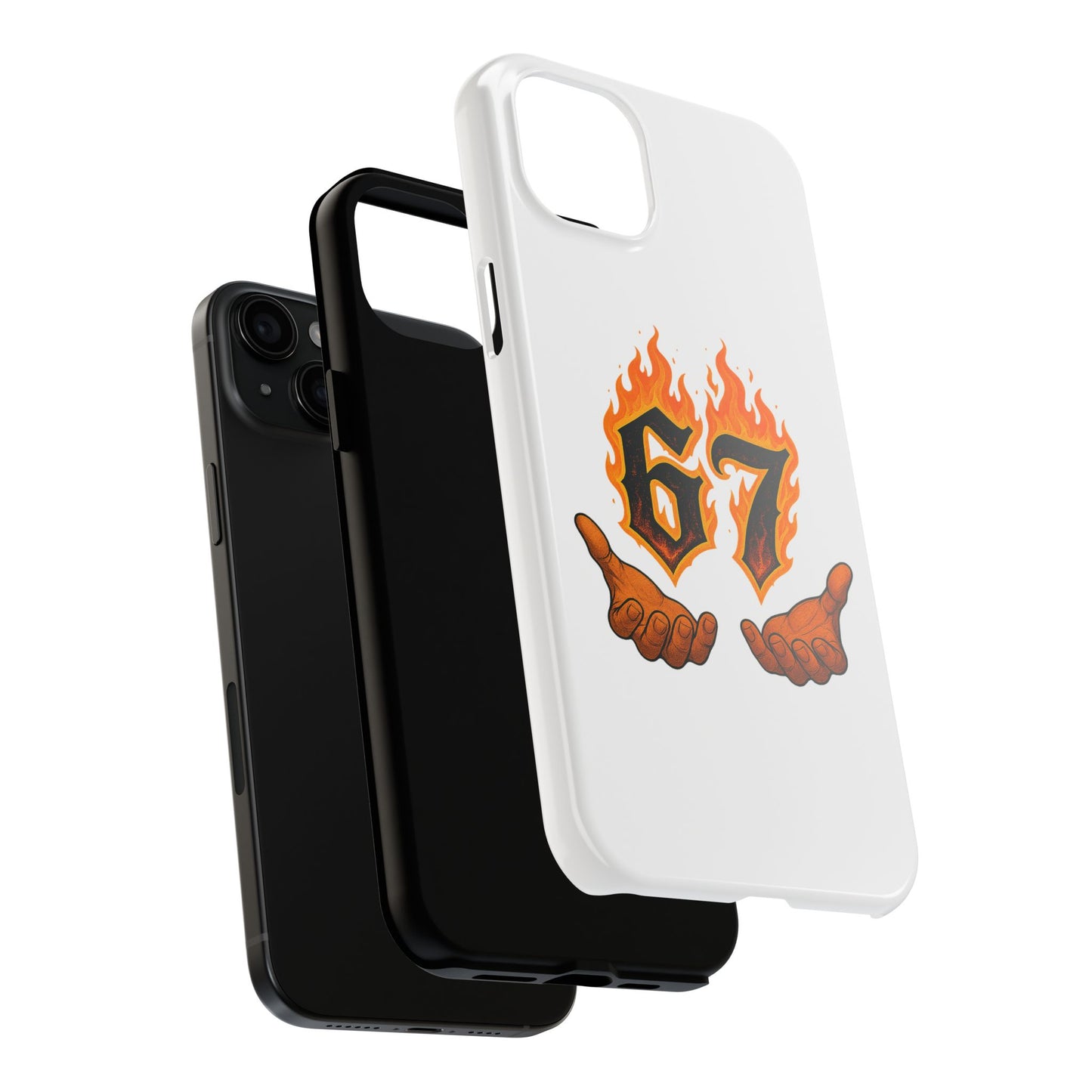 Tough Phone Case — Flaming '67' Graphic