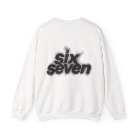 67 Six Seven Crewneck Sweatshirt — Streetwear Graphic Pullover