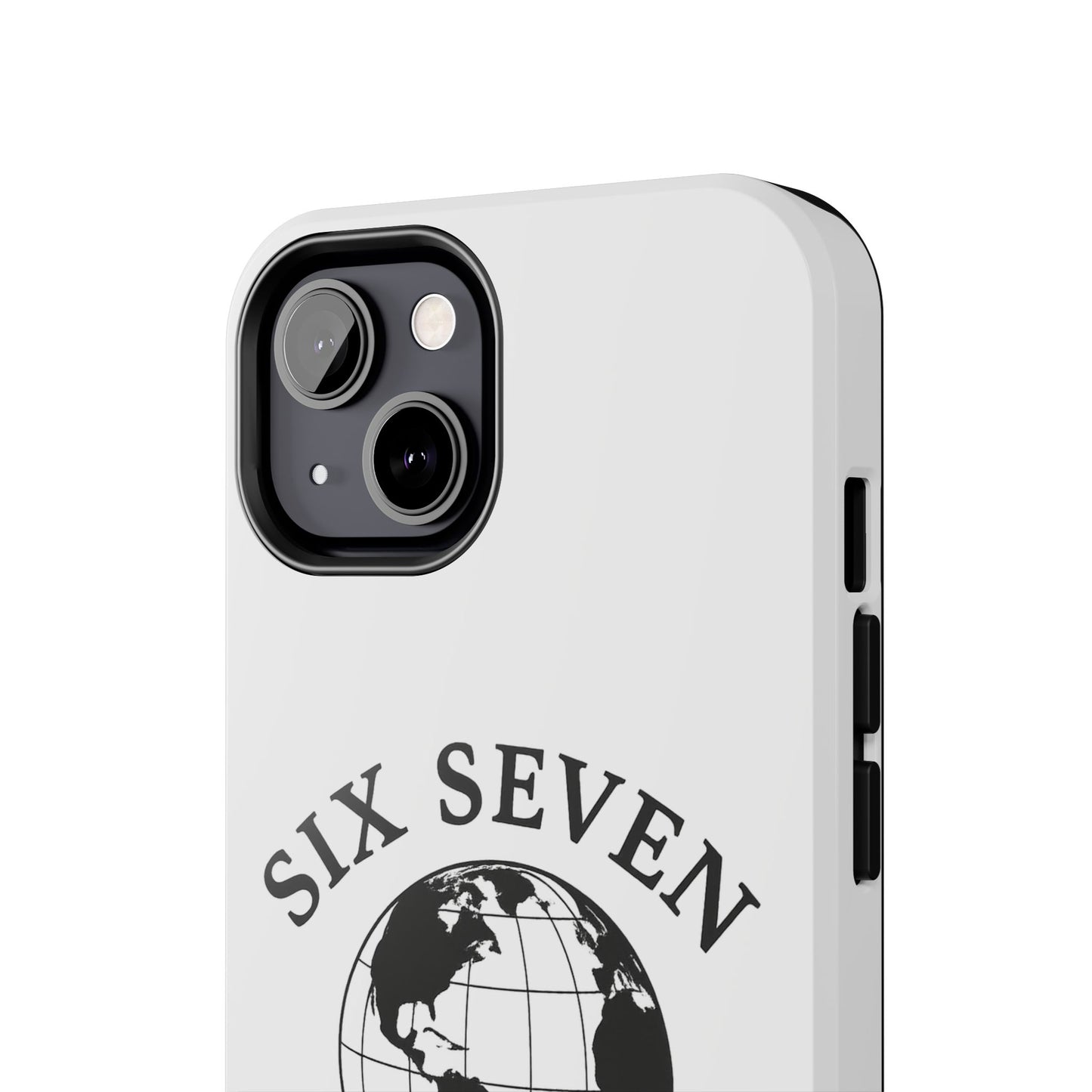 Globe Emblem Tough Phone Case — "Six Seven" Protective Phone Cover
