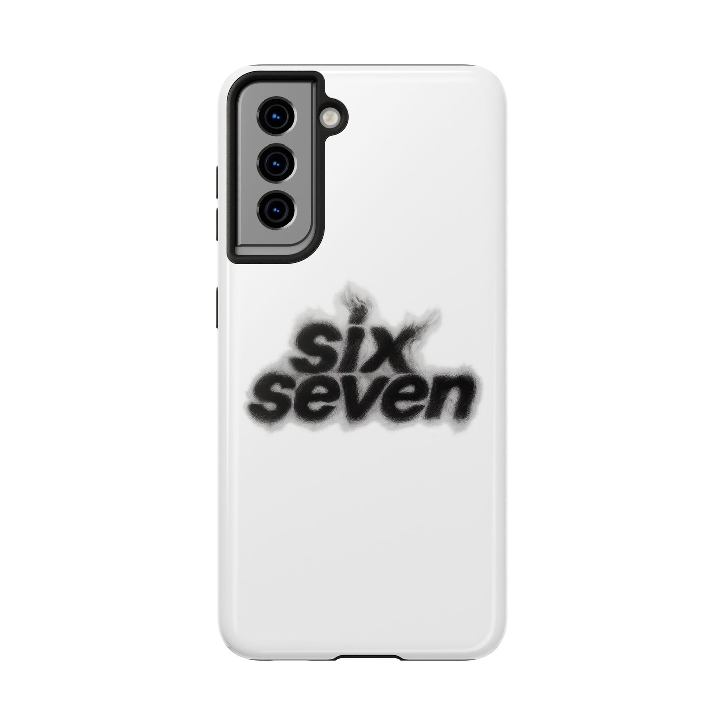 Tough Phone Case — 'six seven' Smoke Logo Protective Cover