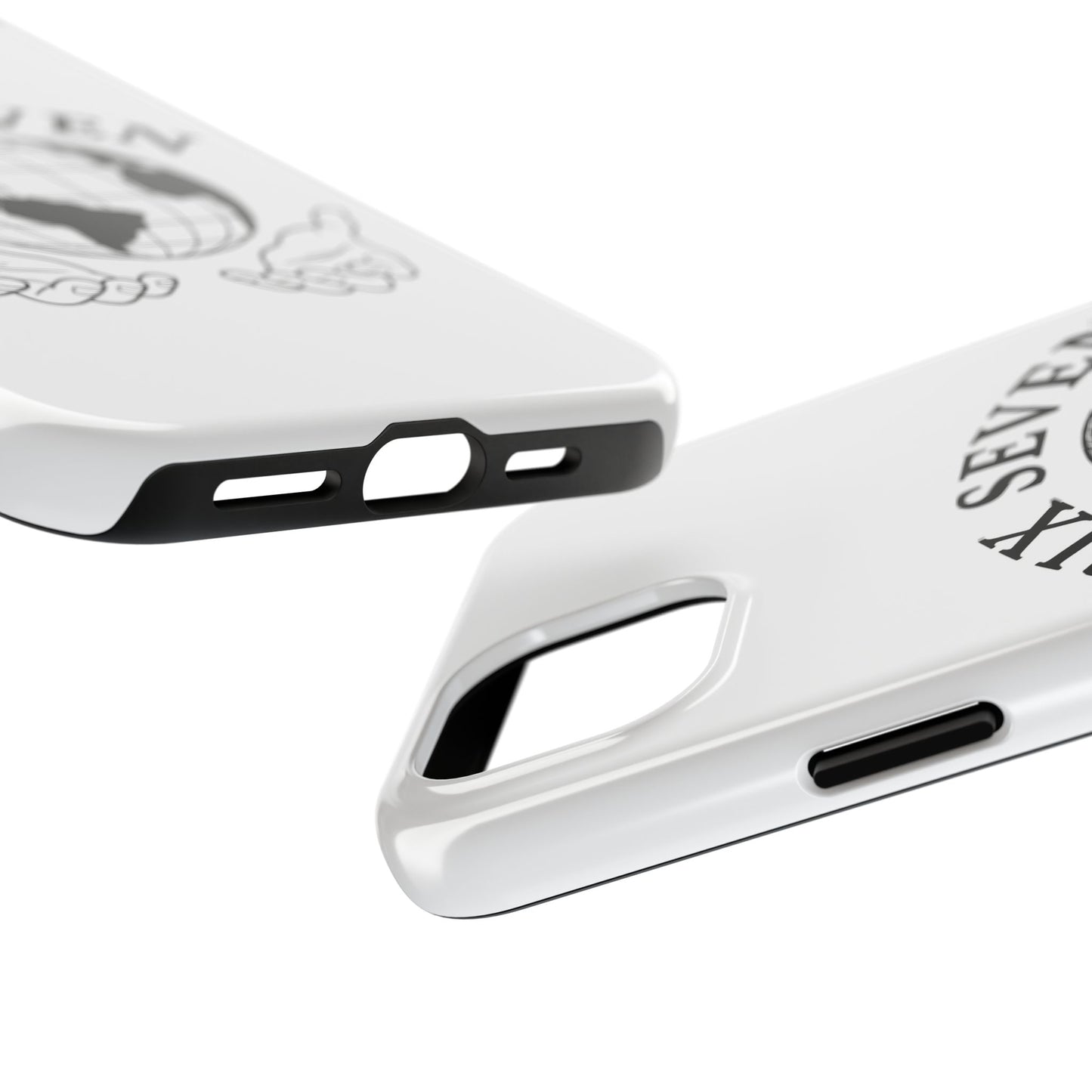 Globe Emblem Tough Phone Case — "Six Seven" Protective Phone Cover