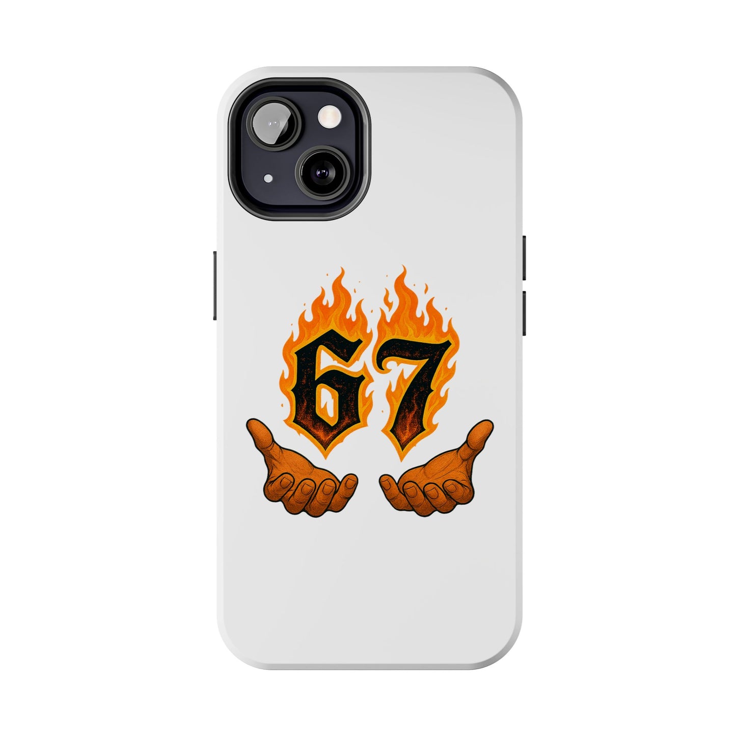 Tough Phone Case — Flaming '67' Graphic