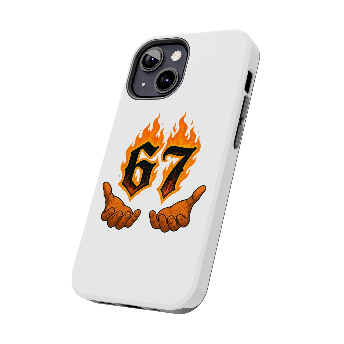 Tough Phone Case — Flaming '67' Graphic
