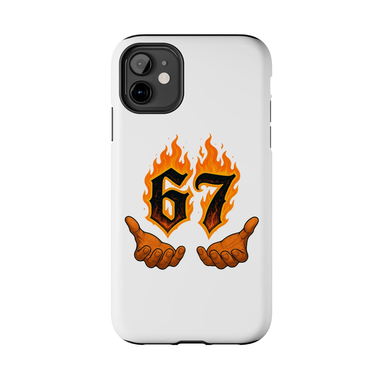 Tough Phone Case — Flaming '67' Graphic