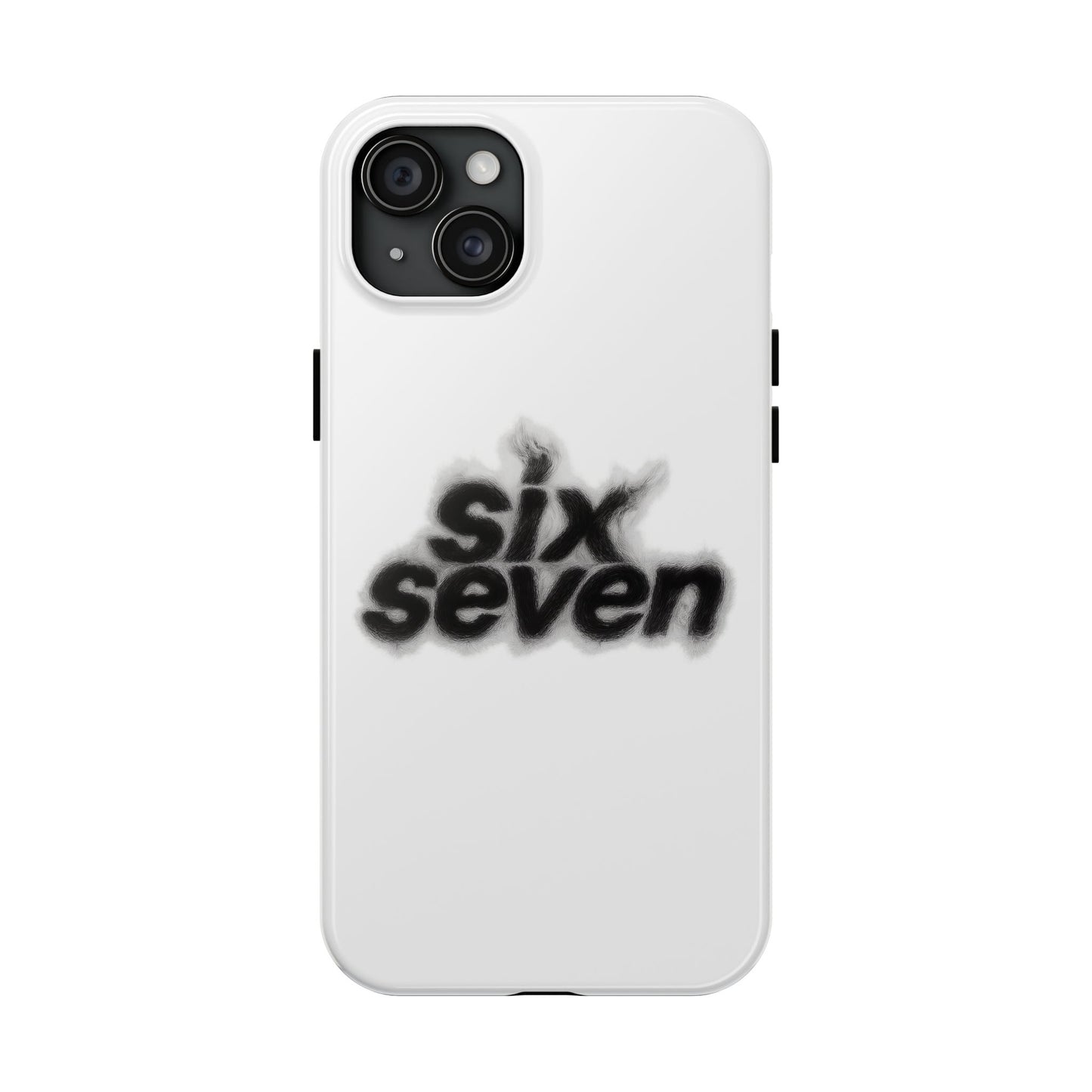 Tough Phone Case — 'six seven' Smoke Logo Protective Cover