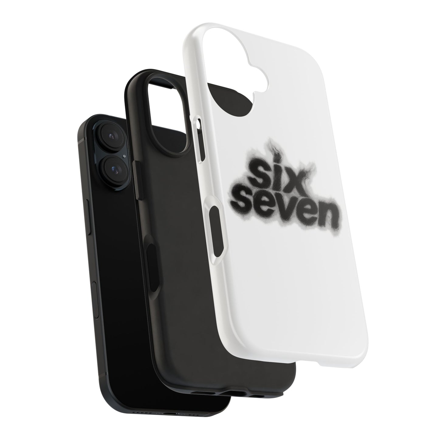 Tough Phone Case — 'six seven' Smoke Logo Protective Cover
