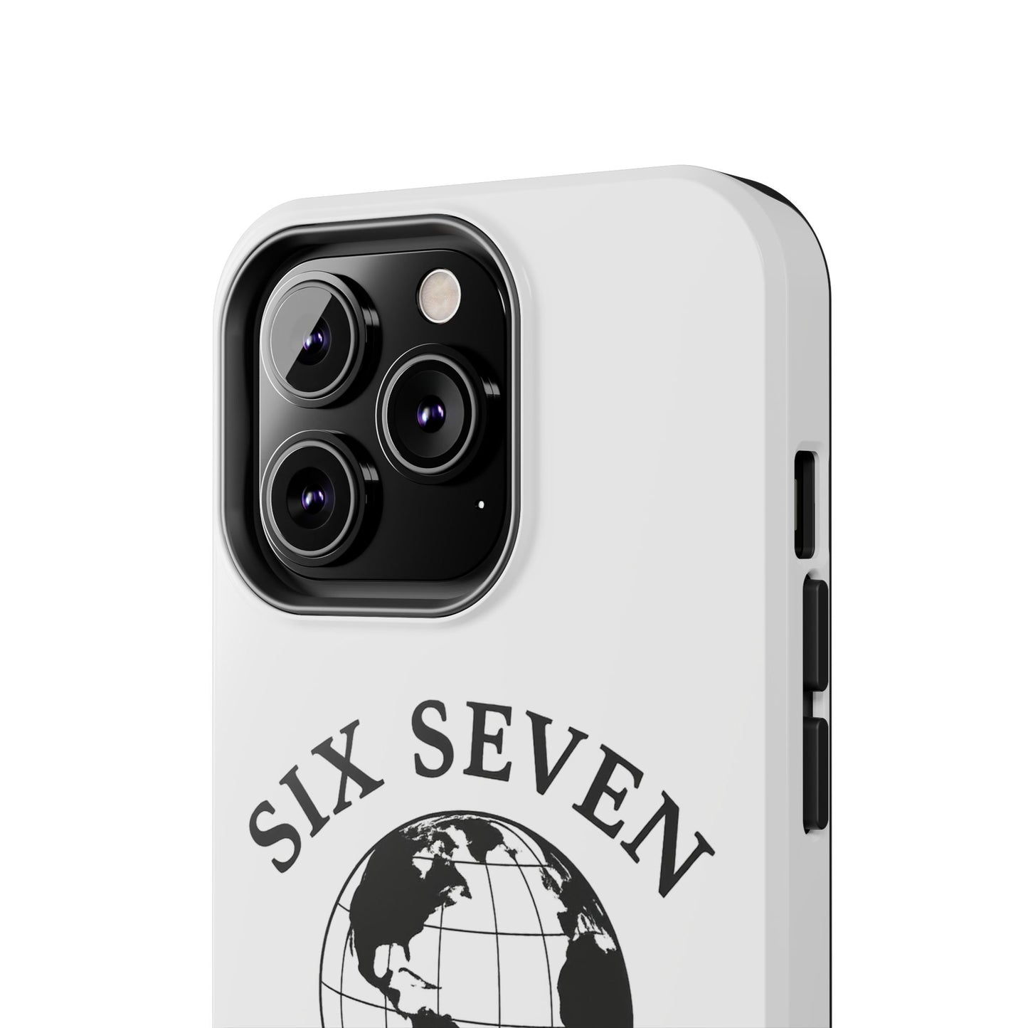 Globe Emblem Tough Phone Case — "Six Seven" Protective Phone Cover