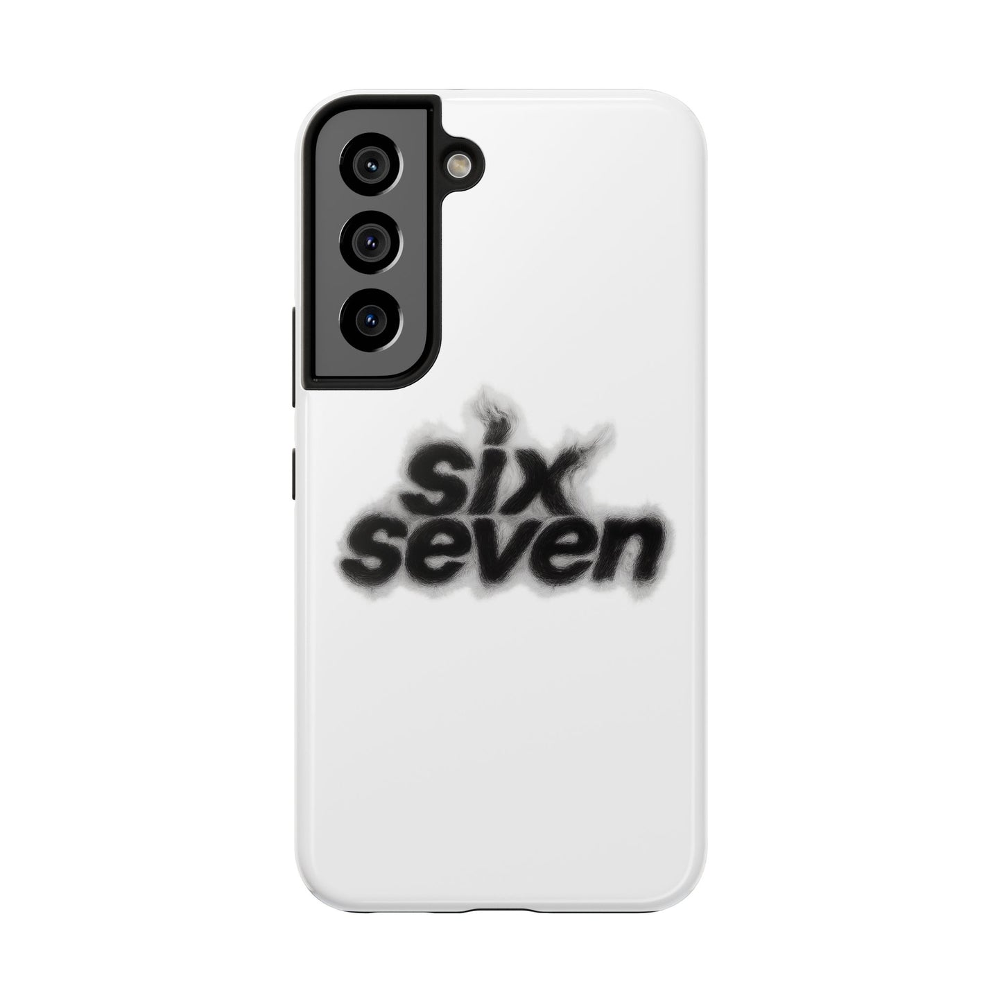 Tough Phone Case — 'six seven' Smoke Logo Protective Cover