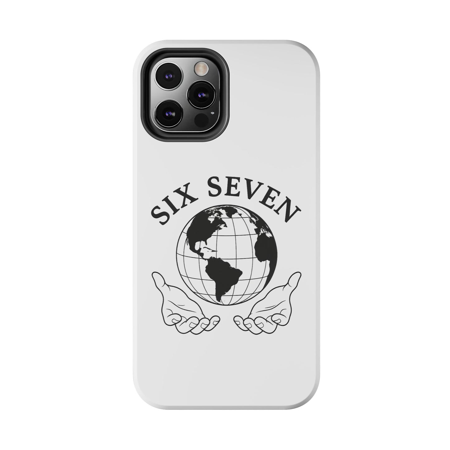 Globe Emblem Tough Phone Case — "Six Seven" Protective Phone Cover