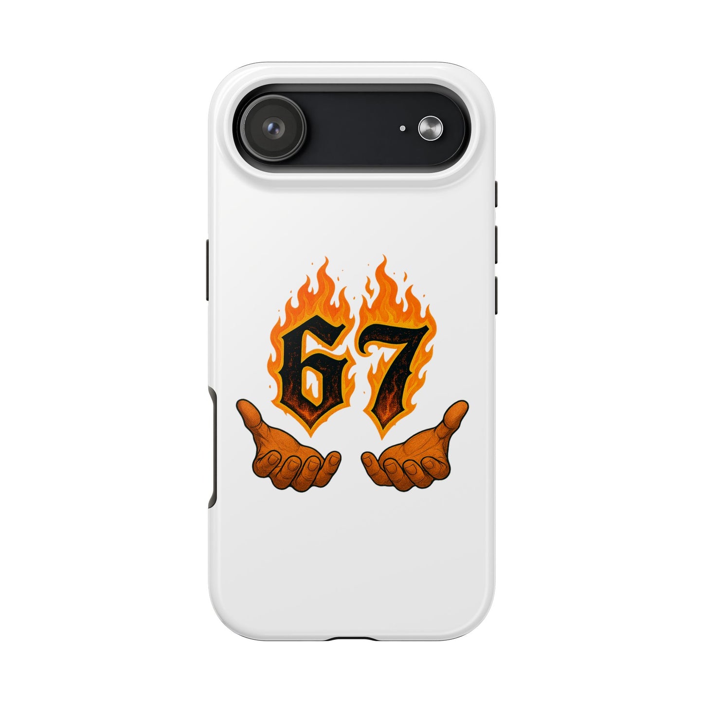 Tough Phone Case — Flaming '67' Graphic