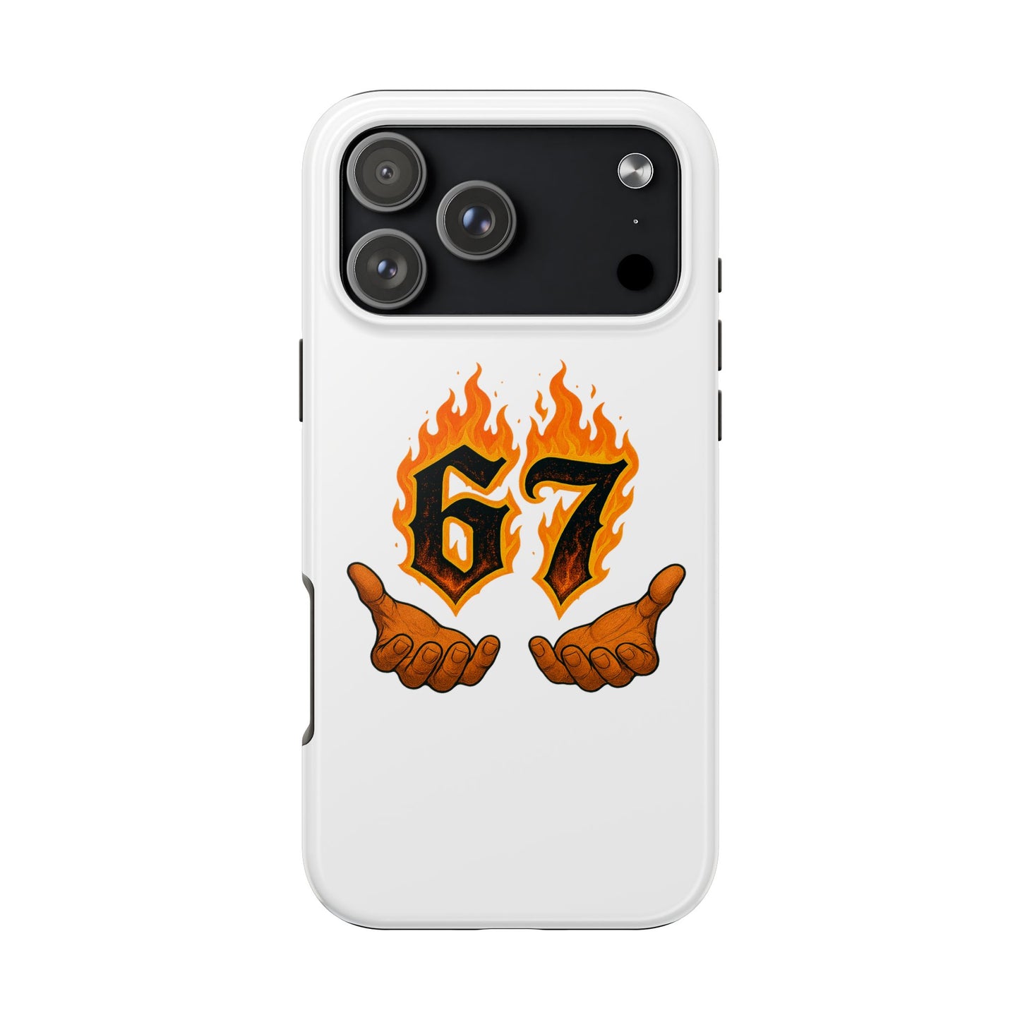 Tough Phone Case — Flaming '67' Graphic