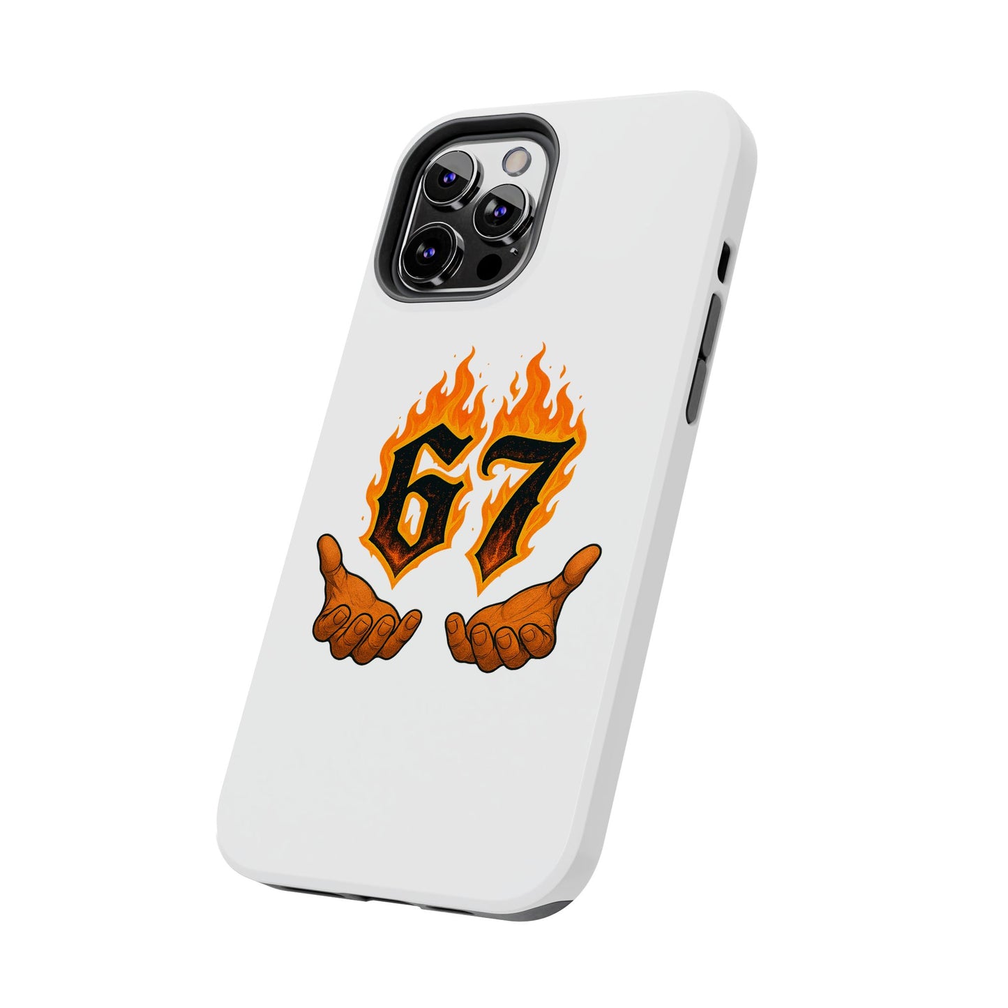 Tough Phone Case — Flaming '67' Graphic