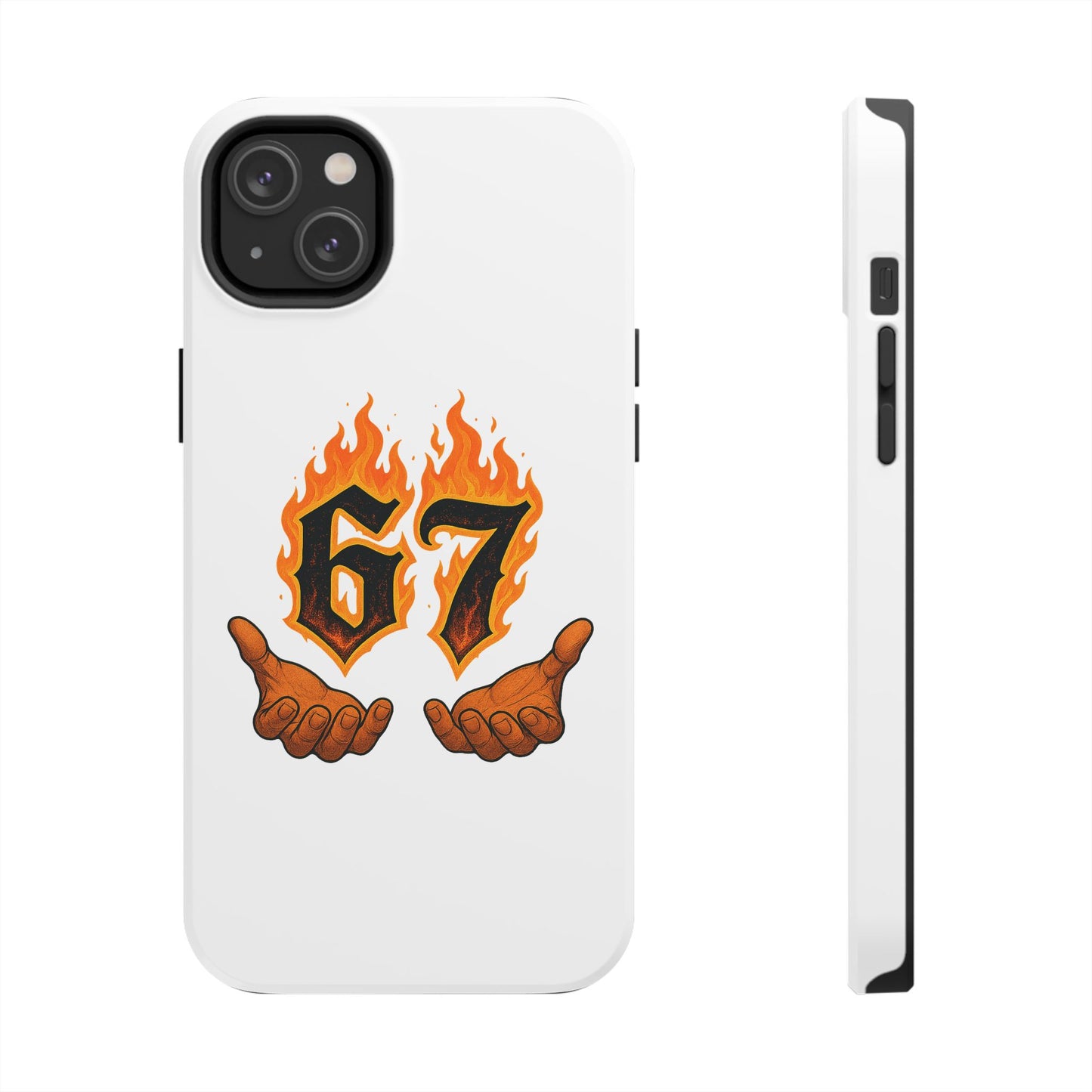 Tough Phone Case — Flaming '67' Graphic