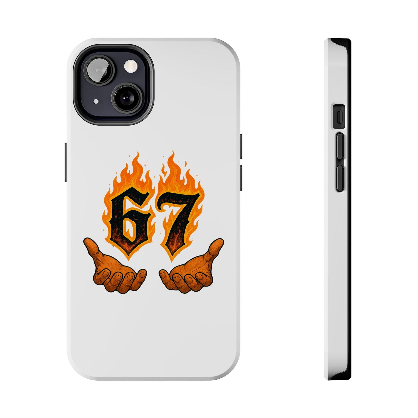 Tough Phone Case — Flaming '67' Graphic