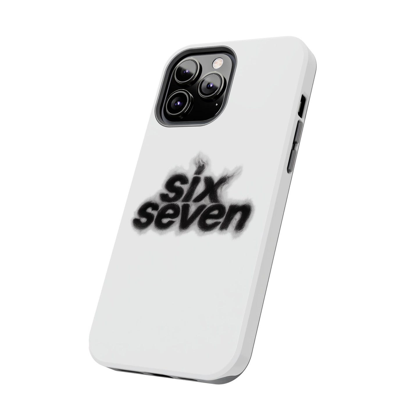 Tough Phone Case — 'six seven' Smoke Logo Protective Cover