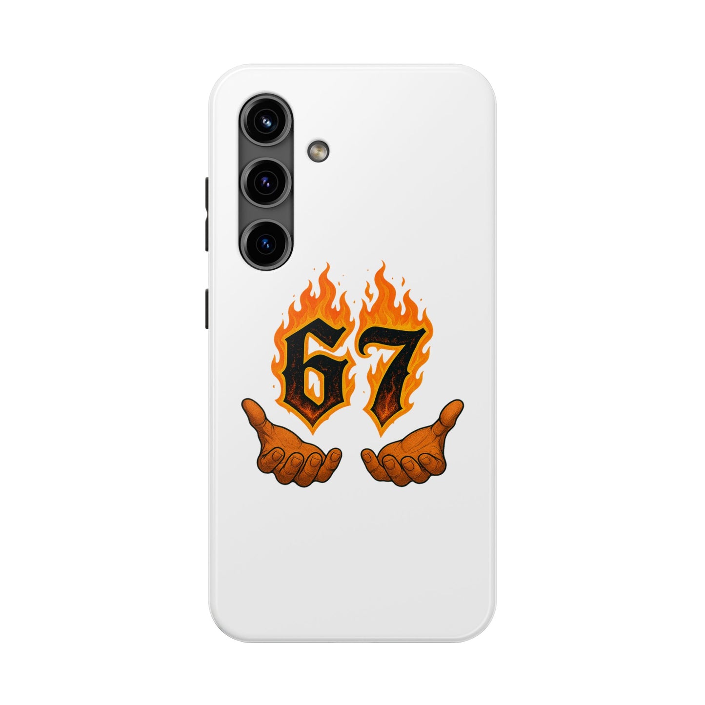 Tough Phone Case — Flaming '67' Graphic