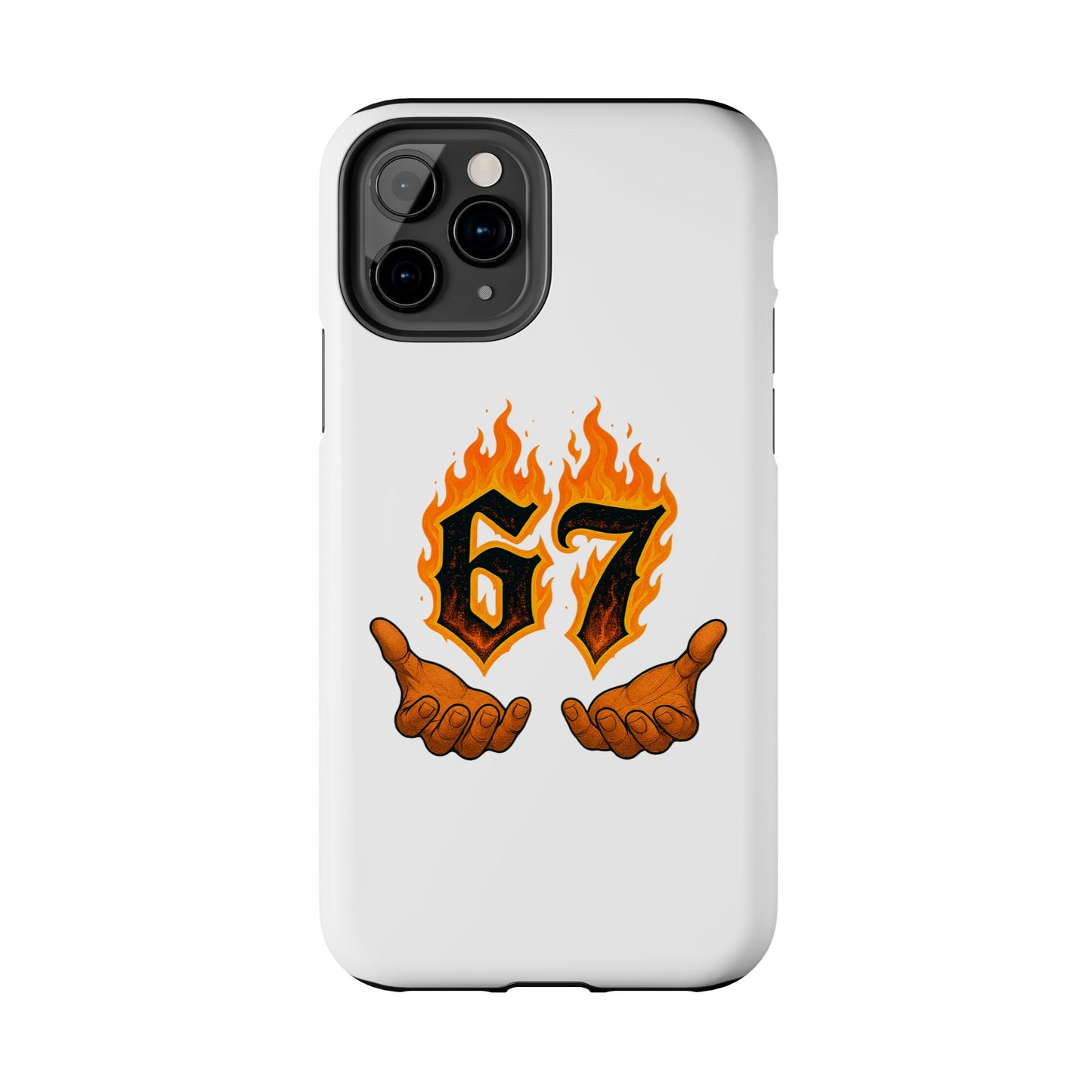 Tough Phone Case — Flaming '67' Graphic
