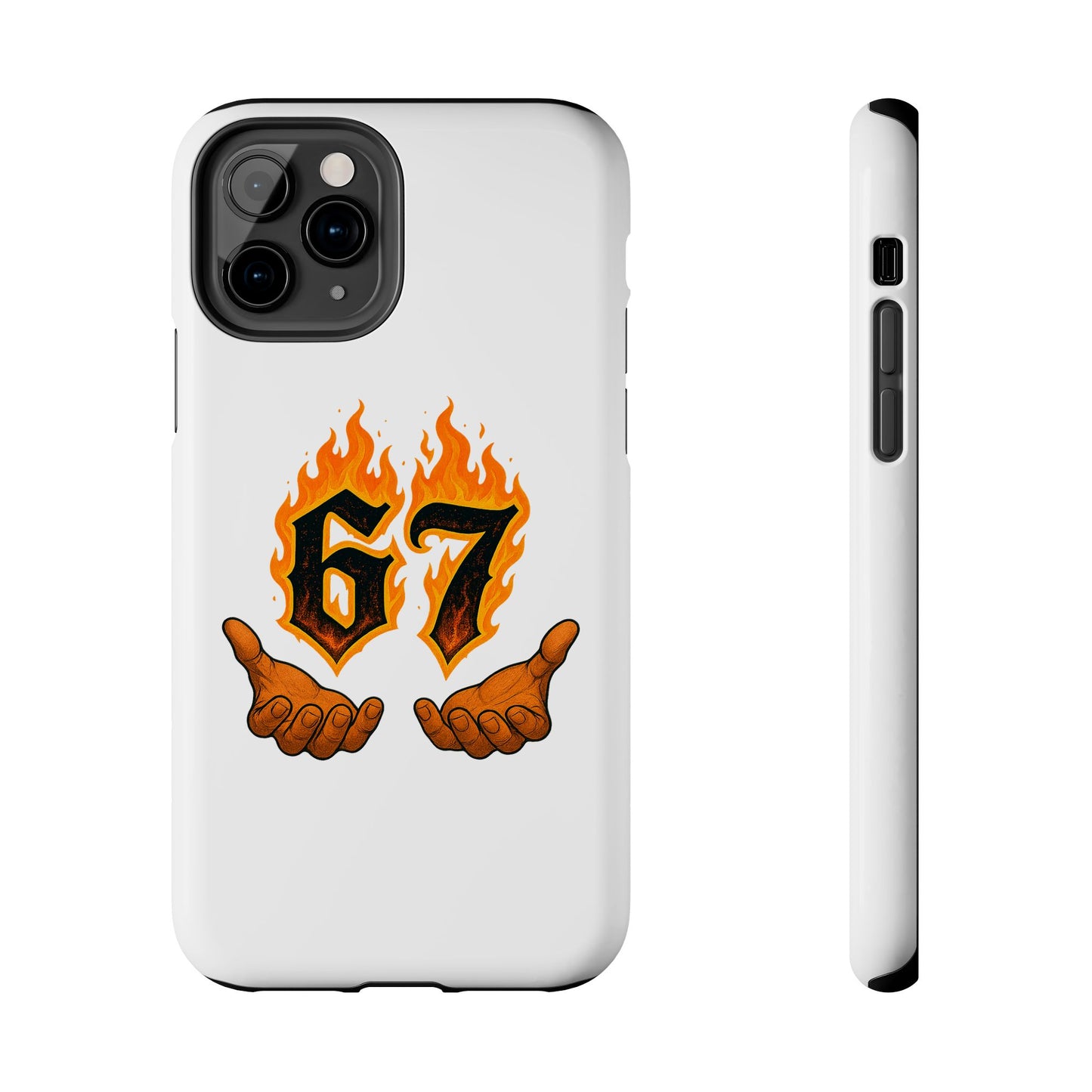 Tough Phone Case — Flaming '67' Graphic